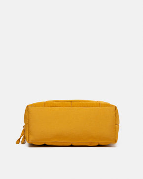 Mustard Mini Puffer Bag