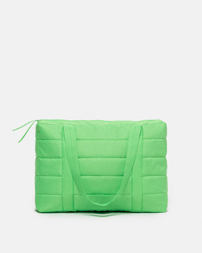 Neon Green Puffer Bag