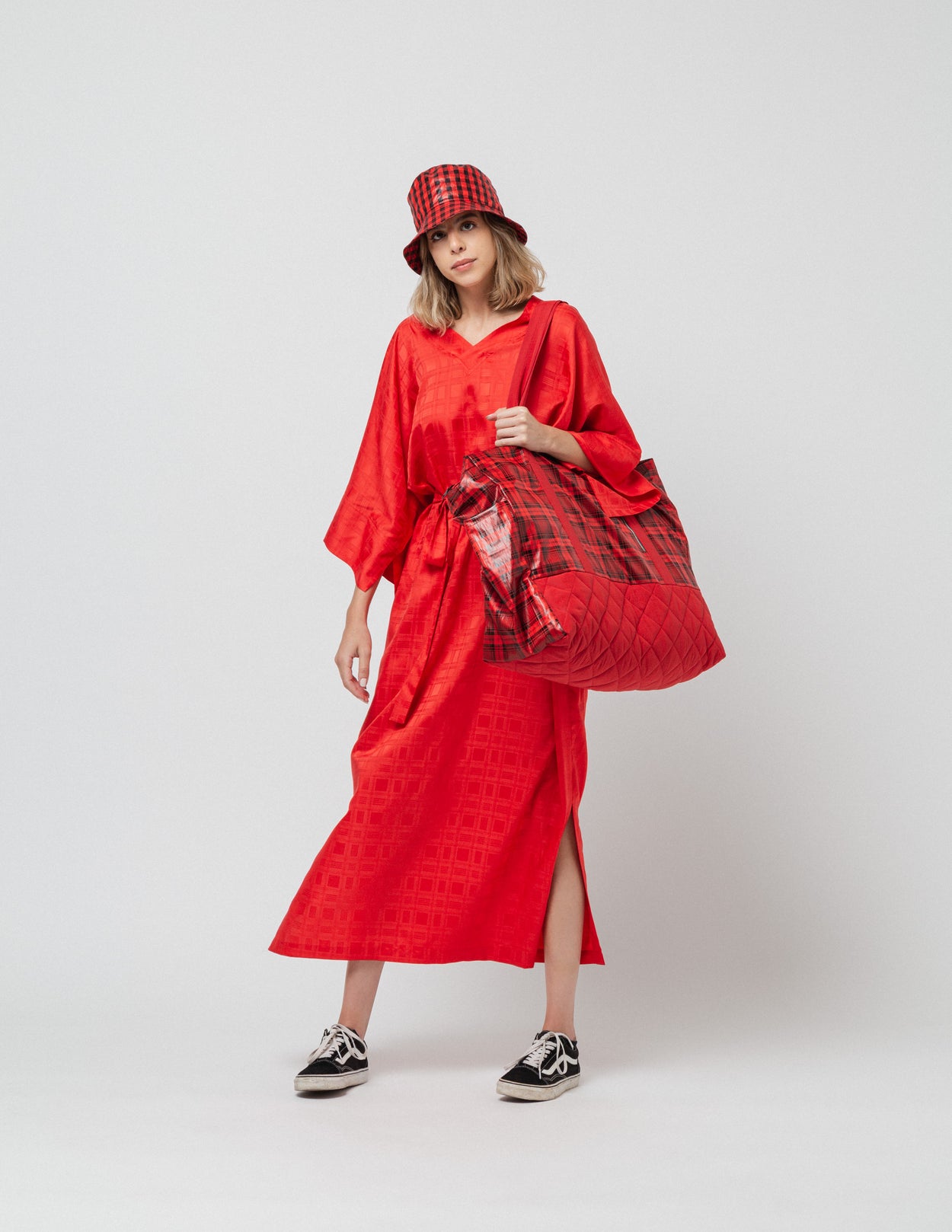 Blood Orange tunnel Caftan