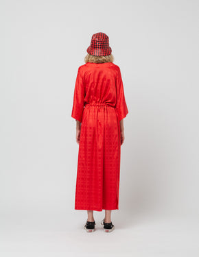 Blood Orange tunnel Caftan