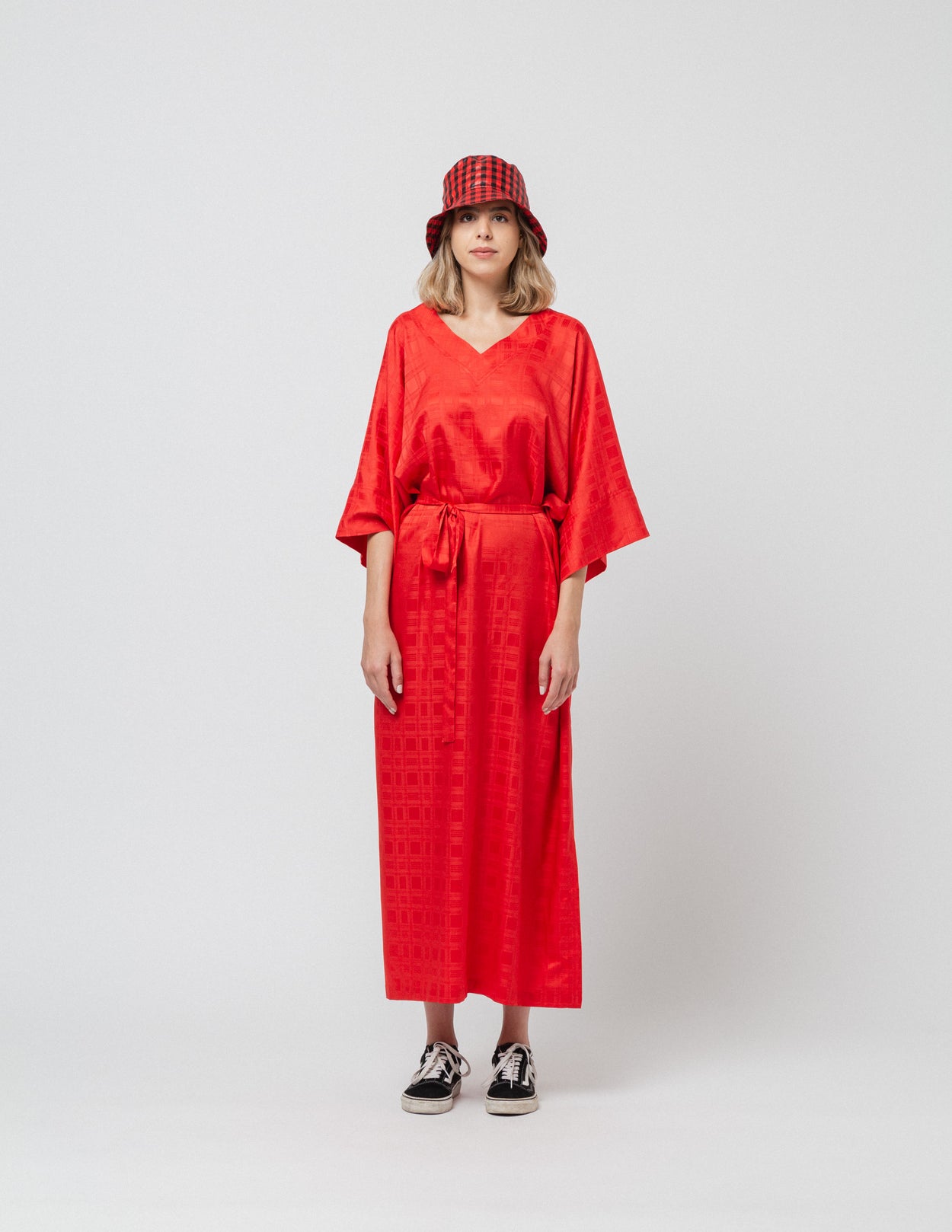 Blood Orange tunnel Caftan