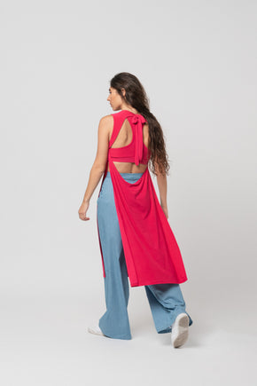 Peony Backless Long Tank