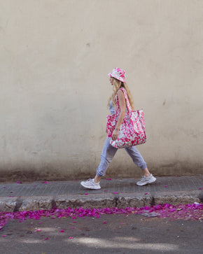 Pink Flower Tote