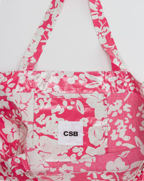 Pink Flower Tote