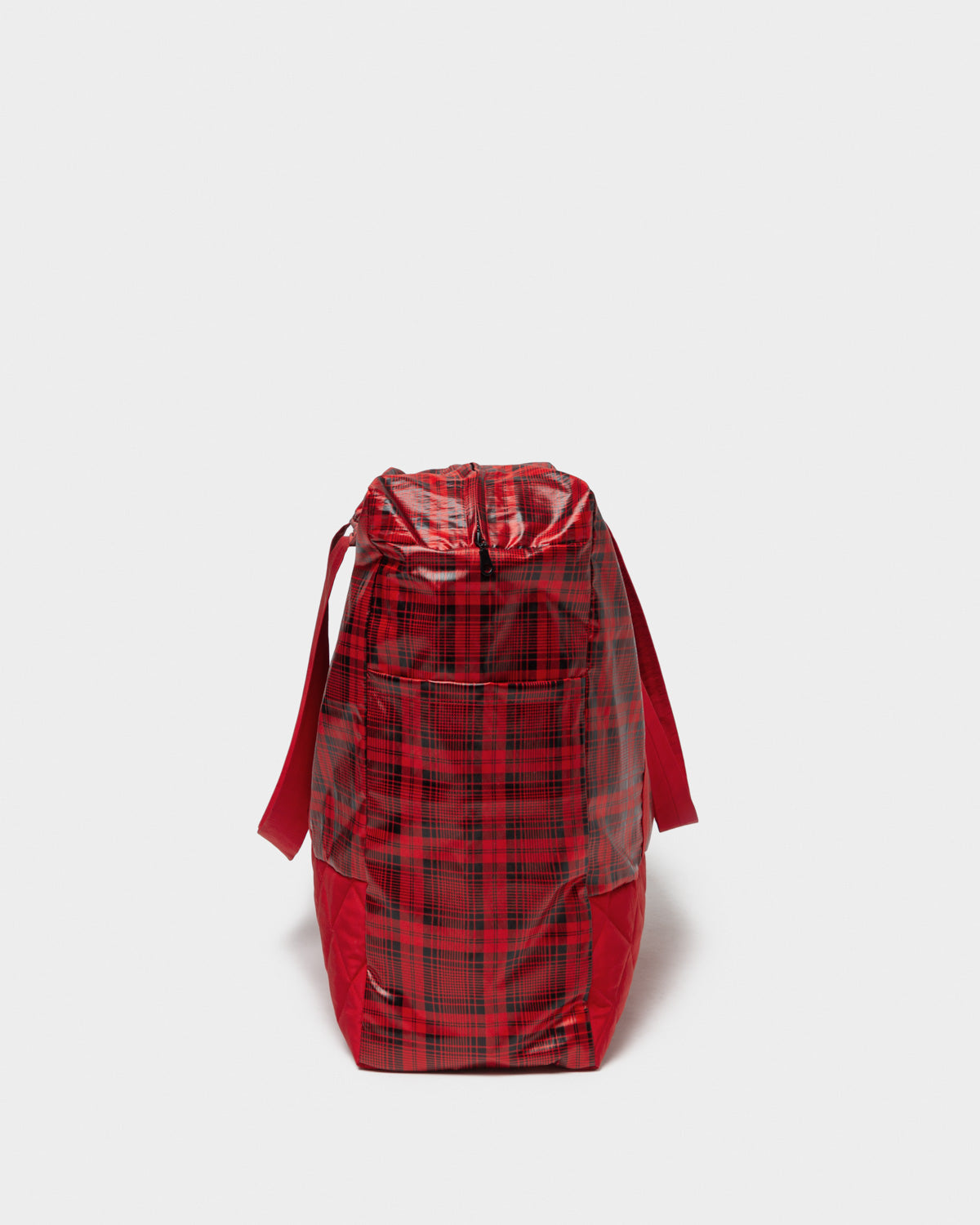 Plaid travel bag