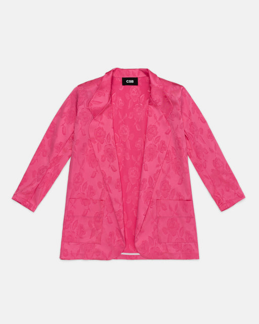 Pop Pink Boyfriend Jacket