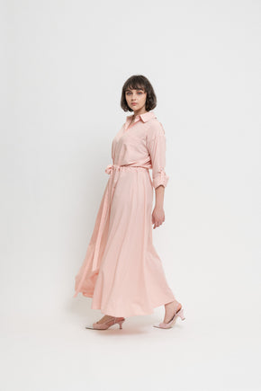 Powder Pink Waist Dress