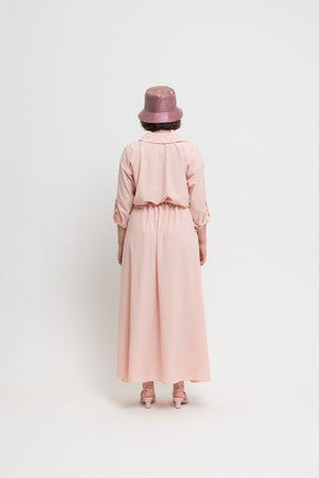 Powder Pink Waist Dress