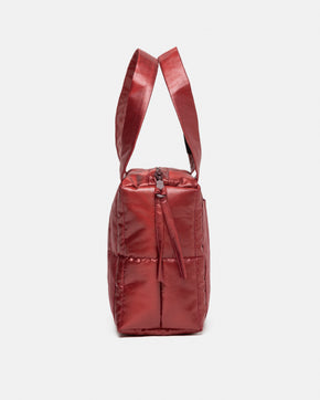 Red Mini Puffer Bag