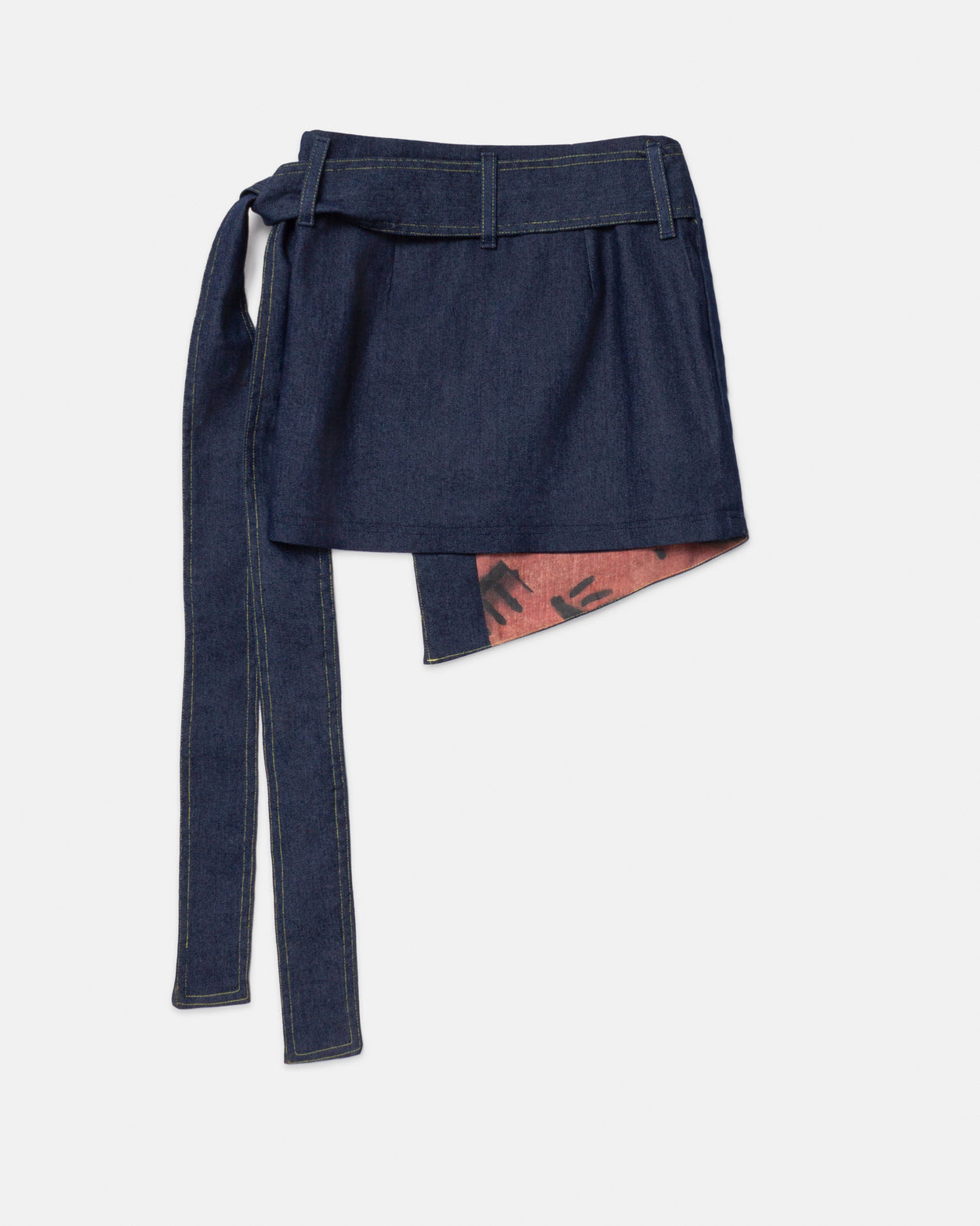 The Scratch Denim Skirt