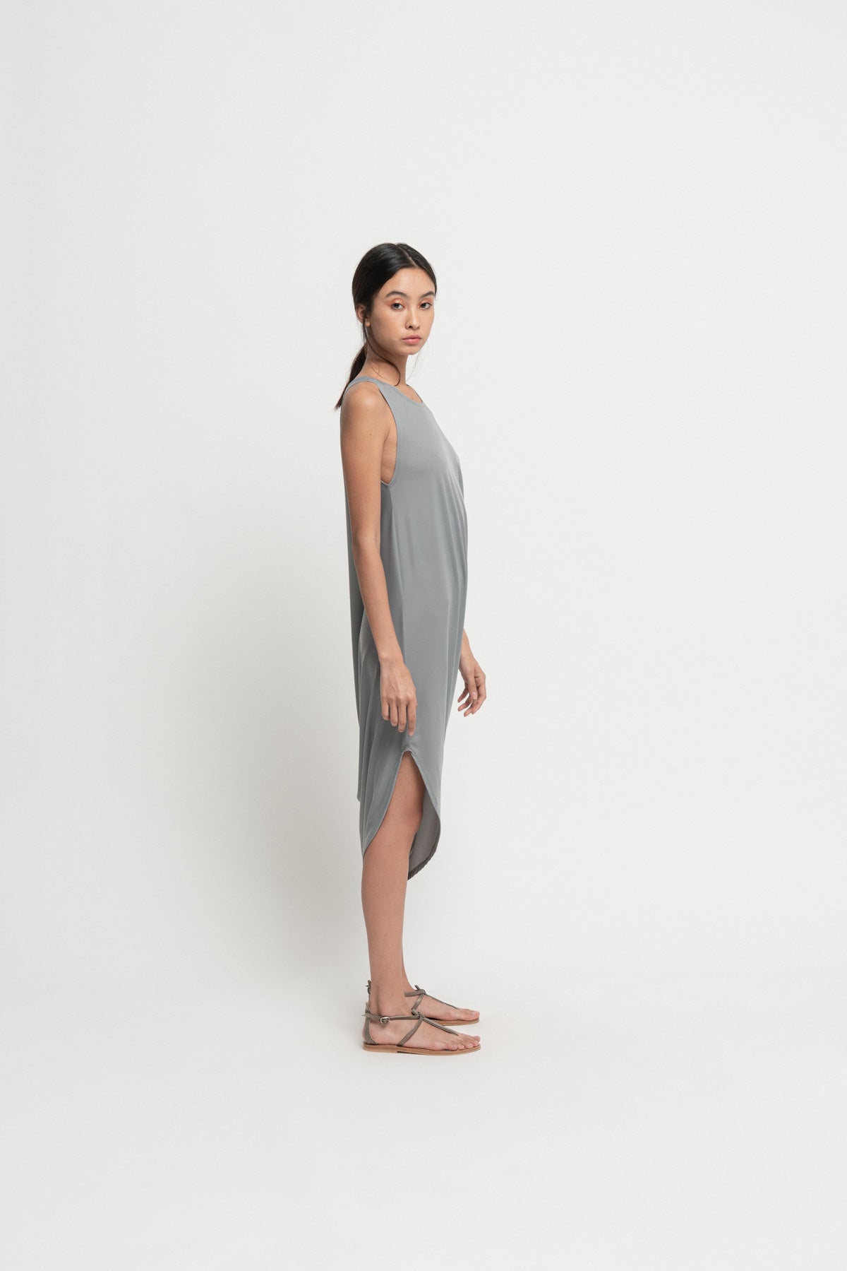 Side Drape Elephant Dress