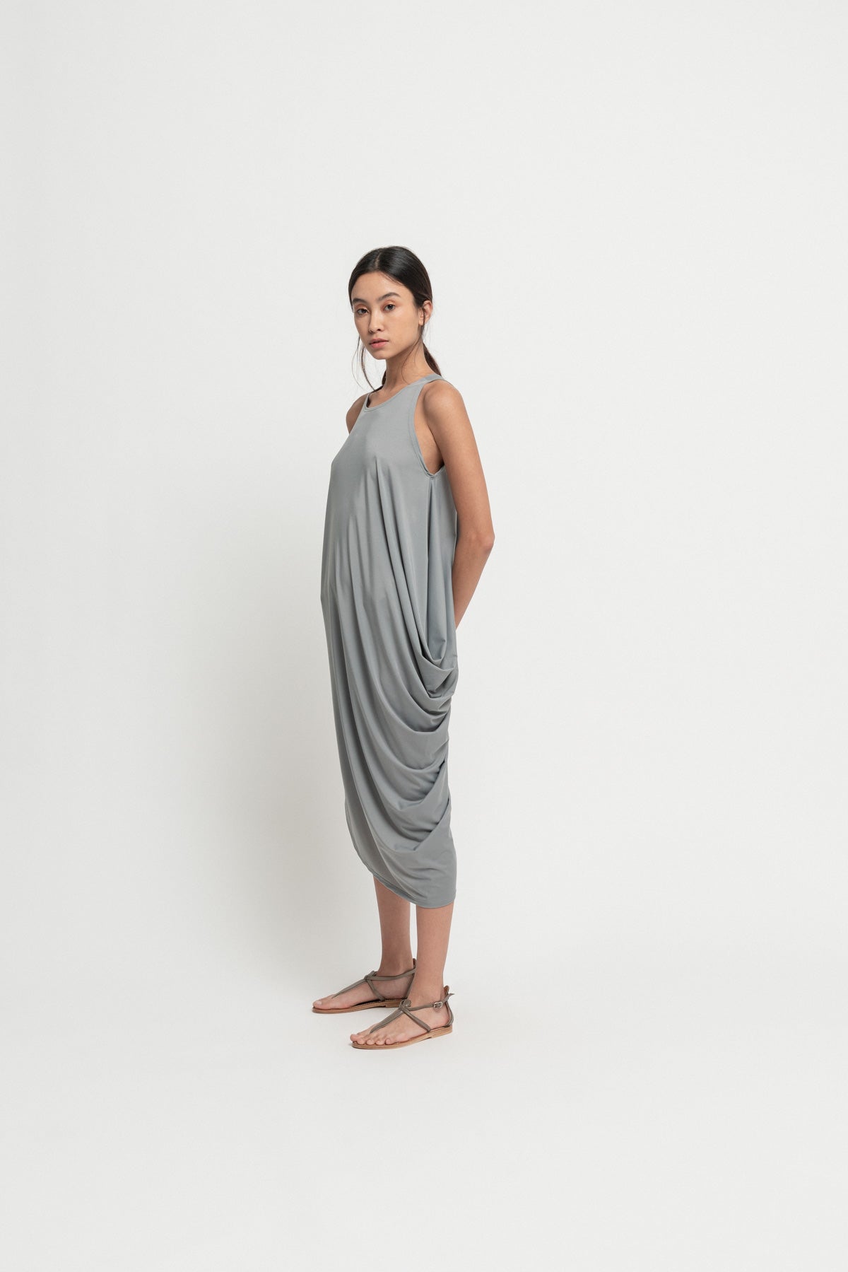 Side Drape Elephant Dress