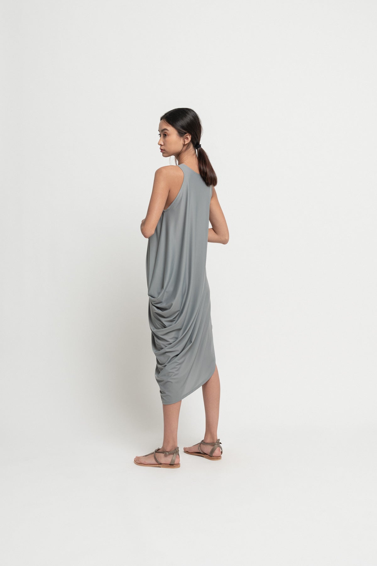 Side Drape Elephant Dress