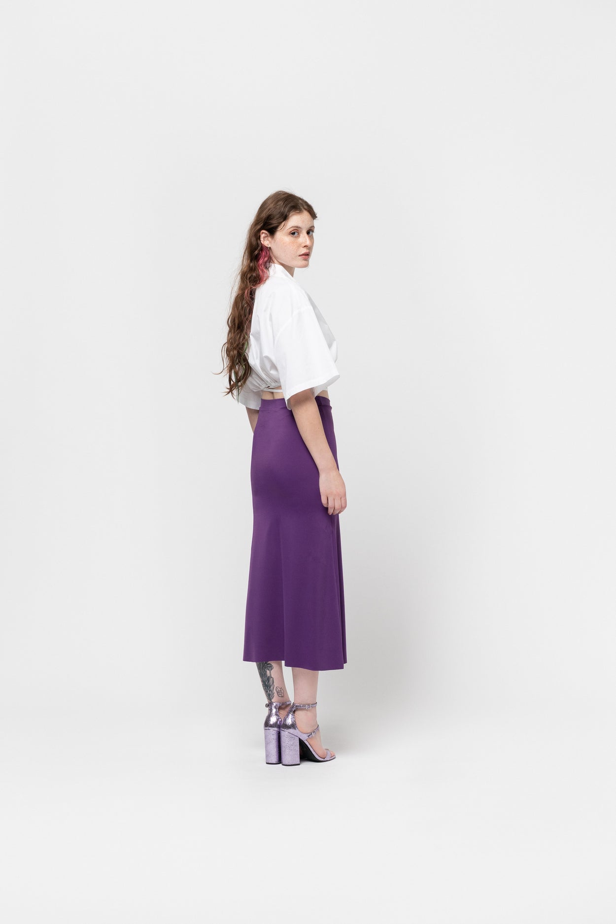 Midi Slip Skirt